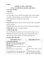 Giáo án môn Tự nhiên và xã hội lớp 3 sách Chân trời sáng tạo - Bài 28: Trái Đất trong hệ Mặt Trời (Tiết 1+2)