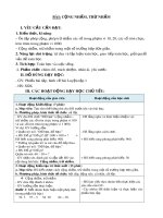 Giáo án môn Toán lớp 3 sách Chân trời sáng tạo - Tuần 1: Cộng nhẩm, trừ nhẩm