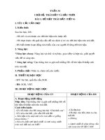 Giáo án môn Tự nhiên và xã hội lớp 3 sách Chân trời sáng tạo - Bài 29: Bề mặt trái đất (Tiết 4)