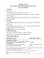 Giáo án môn Tự nhiên và xã hội lớp 3 sách Chân trời sáng tạo - Bài 3: Phòng tránh hỏa hoạn khi ở nhà (Tiết 1+2)