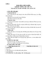 Giáo án môn Hoạt động trải nghiệm lớp 3 sách Cánh diều: Tuần 2