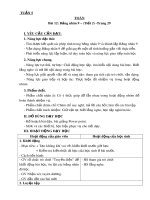 Giáo án môn Toán lớp 3 sách Cánh diều: Tuần 5