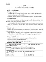 Giáo án môn Toán lớp 3 sách Cánh diều: Tuần 3