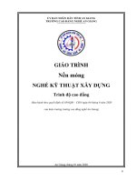 Giáo trình Nền móng (Nghề: Kỹ thuật xây dựng - Trình độ Cao đẳng) - Trường Cao đẳng Nghề An Giang