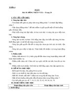 Giáo án môn Toán lớp 3 sách Cánh diều: Tuần 4