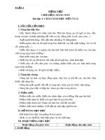 Giáo án môn Tiếng Việt lớp 3 sách Cánh diều: Tuần 1