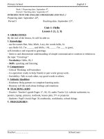 Giáo án tiếng anh 3 cv2345 cả năm