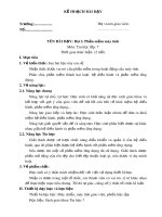 Giáo án môn Tin học lớp 7 sách Kết nối tri thức: Bài 2