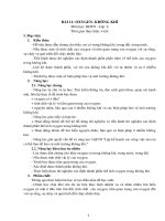 Giáo án môn Khoa học tự nhiên lớp 6 sách Kết nối tri thức: Bài 11