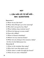 Tuyển chọn các bài tập về câu hỏi, câu mệnh lệnh câu cầu khiển trong ngữ pháp tiếng Anh: Phần 2