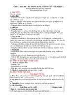 Giáo án môn Địa lí lớp 6 sách Kết nối tri thức: Bài 1