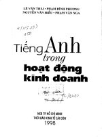 Thuật ngữ Tiếng Anh trung trong các hoạt động kinh doanh: Phần 1