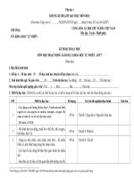 Phụ lục 1,2,3 Khoa Học Tự Nhiên 7