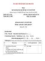 PHU LUC 1, 3  KHTN 7 SÁCH KNTT năm học 2022 2023 