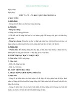 Giáo án môn Toán lớp 6 sách Chân trời sáng tạo - Chương 4: Bài tập cuối chương 4