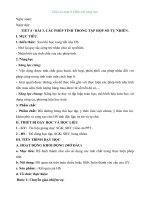 Giáo án môn Toán lớp 6 sách Chân trời sáng tạo - Chương 1: Bài 3