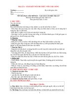 Giáo án môn Địa lí lớp 6 sách Kết nối tri thức: Bài mở đầu