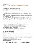 Giáo án môn Toán lớp 6 sách Kết nối tri thức: Bài 4