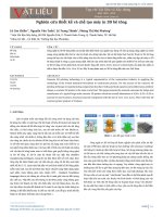 Nghiên cứu thiết kế và chế tạo máy in 3D bê tông