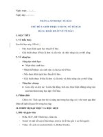 Giáo án môn Sinh học lớp 10 sách Cánh diều: Bài 4