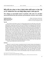 Biến đổi sức căng cơ tim ở bệnh nhân nhồi máu cơ tim cấp có ST chênh lên sau can thiệp động mạch vành qua da