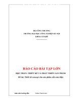 BÁO cáo bài tập lớn học PHẦN THIẾT kế và PHÁT TRIỂN sản PHẨM đề tài thiết kế concept cho sản phẩm nồi cơm điện 