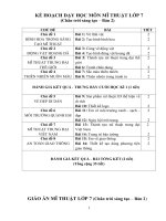 MI THUAT LOP 7 (chan troi sang tao   ban 2) ca nam  