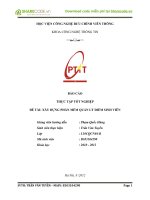 BÁO cáo THỰC tập tốt NGHIỆP đề tài xây DỰNG PHẦN mềm QUẢN lý điểm SINH VIÊN 