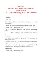 Giáo án chuyên đề học tập ngữ văn 10 cánh diều