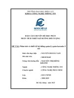 PHÂN TÍCH THIẾT kế HƯỚNG đối TƯỢNG đề tài phân tích và thiết kế hệ thống quản lý quán karaoke 5 sao