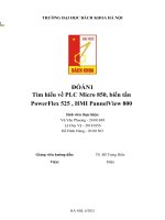 ĐỒ án 1 tìm hiểu về PLC micro 850, biến tần powerflex 525 , HMI pannelview 800 