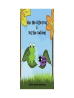 Hop the little frog and dot the ladybug