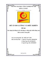 Hệ thống đo tốc độ động cơ điện 1 chiều bằng cảm biến encoder tương đối