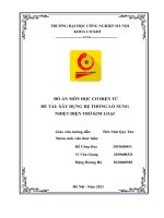 Xây dựng hệ thống lò nung nhiệt điện trở kim loại