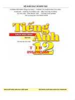 SGK SÁCH học SINH TIẾNG ANH lớp 12 tập 2 
