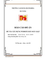 BÁO cáo đồ án đề tài xây DỰNG WEBSITE bán máy GIẶT 