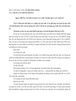 NHỮNG VẤN ĐỀ CƠ BẢN CỦA CHỦ NGHĨA DUY VẬT LỊCH SỬ