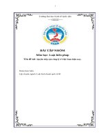 Quyền tiếp cận công lý ở Việt Nam hiện nay
