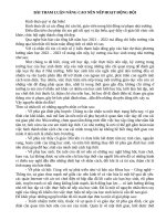 BÀI THAM LUẬN NÂNG CAO nền nếp HOẠT ĐỘNG đội