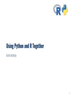 Power of python and r together