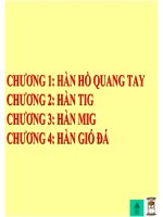 BÀI GIẢNG CÔNG NGHỆ HÀN