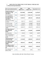 PHÂN TÍCH tài CHÍNH CÔNG TY FPT 