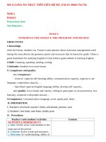 GIÁO án TIẾNG ANH 8 kỳ 1  CHUẨN CV 5512 