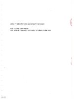 CONG TY c PHN VANG BC DA QUY PHU NHU 