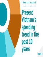 Tiếng Anh Kinh tế   Present Vietnams spending trend in the past 10 years