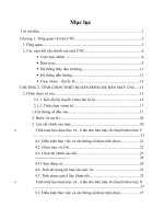 Đồ án này trình bày về quá trình tính toán thiết kế hệ thống dẫn hướng cho gia công dưới sự di chuyển của 3 trục chính  