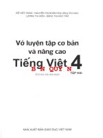 VỞ LUYỆN tập cơ bản và NÂNG CAO TIẾNG VIỆT lớp 4 tập 2 đỗ VIỆT HÙNG