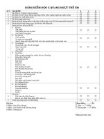 BẢNG KIỂM đọc x QUANG NGỰC TRẺ EM 7 2019 