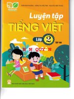 LUYỆN tập TIẾNG VIỆT lớp 2 tập 2 kết nối TRI THỨC TRẦN KIM PHƯỢNG đã nén