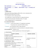 Giáo án dạy thêm tiếng anh lớp 6 sách global success (kì 2)